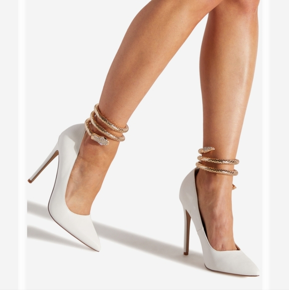 NWOB Shoedazzle Lenora Pointed Toe Pumps Sz 8.5 - Picture 4 of 12